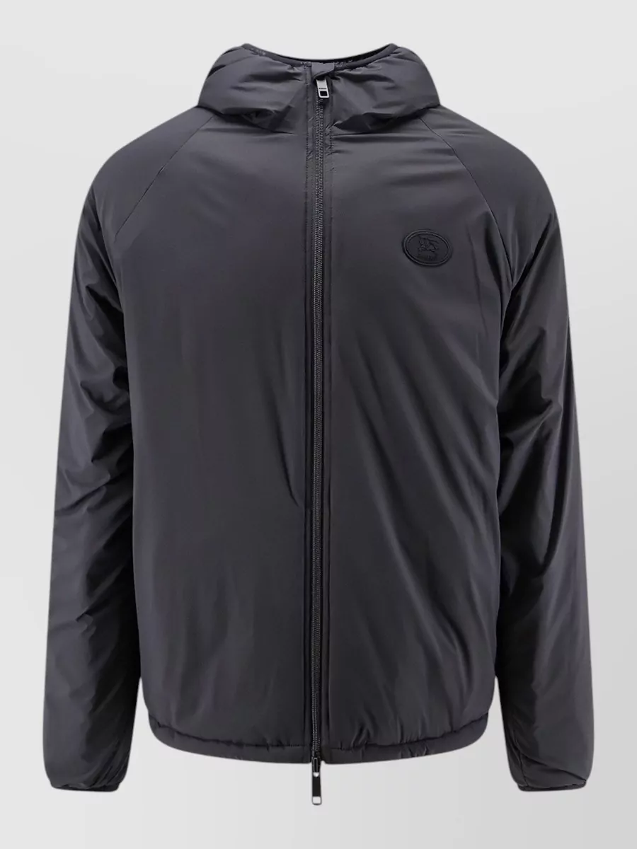 Burberry nylon hooded padded jacket