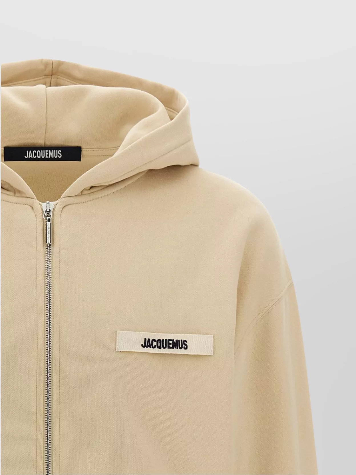 Jacquemus 'Ribbed Cuffs Hoodie Hem'
