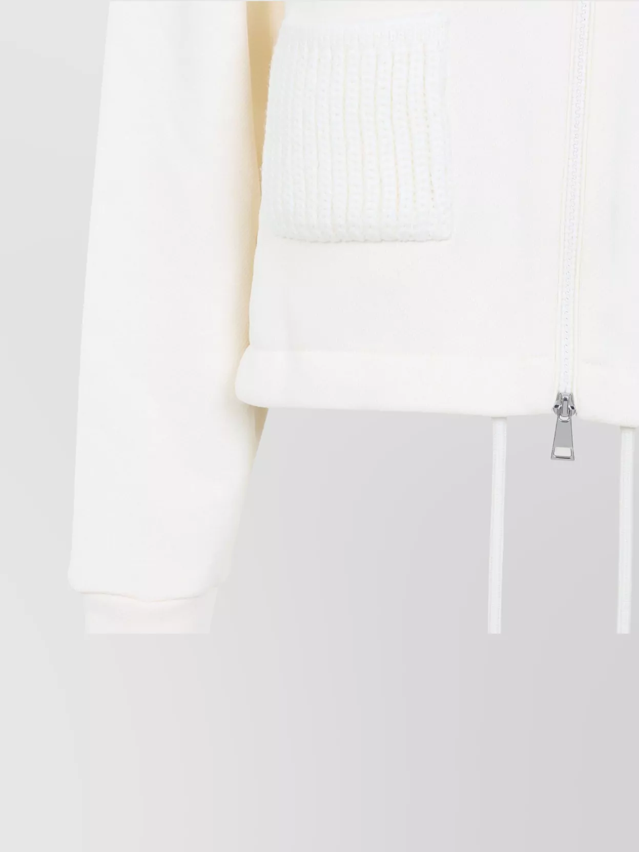 Moncler Cotton Fleece Zip Up Jacket