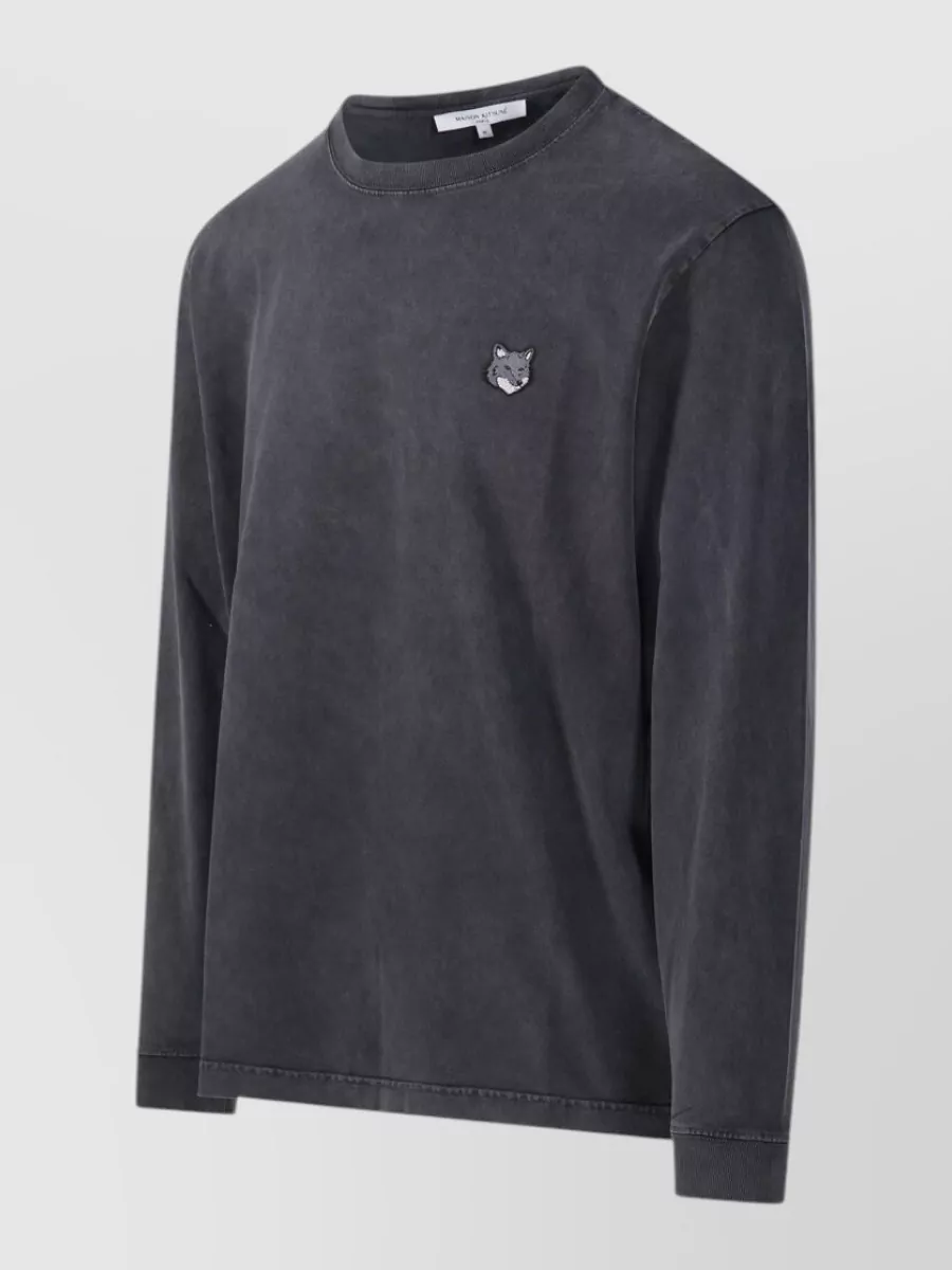 Maison Kitsuné Organic Cotton Long-Sleeve T-Shirt