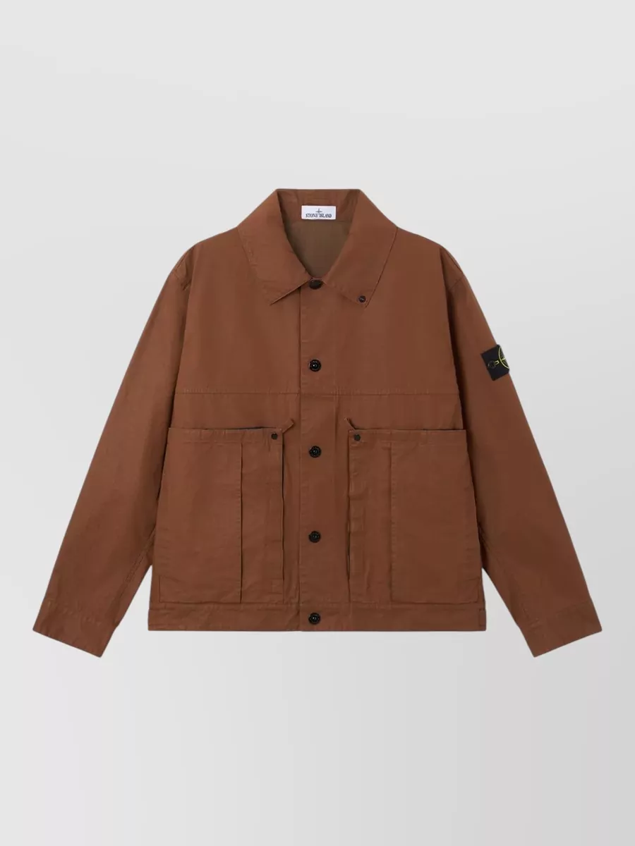 Stone Island Cotton ripstop lightweight jacket