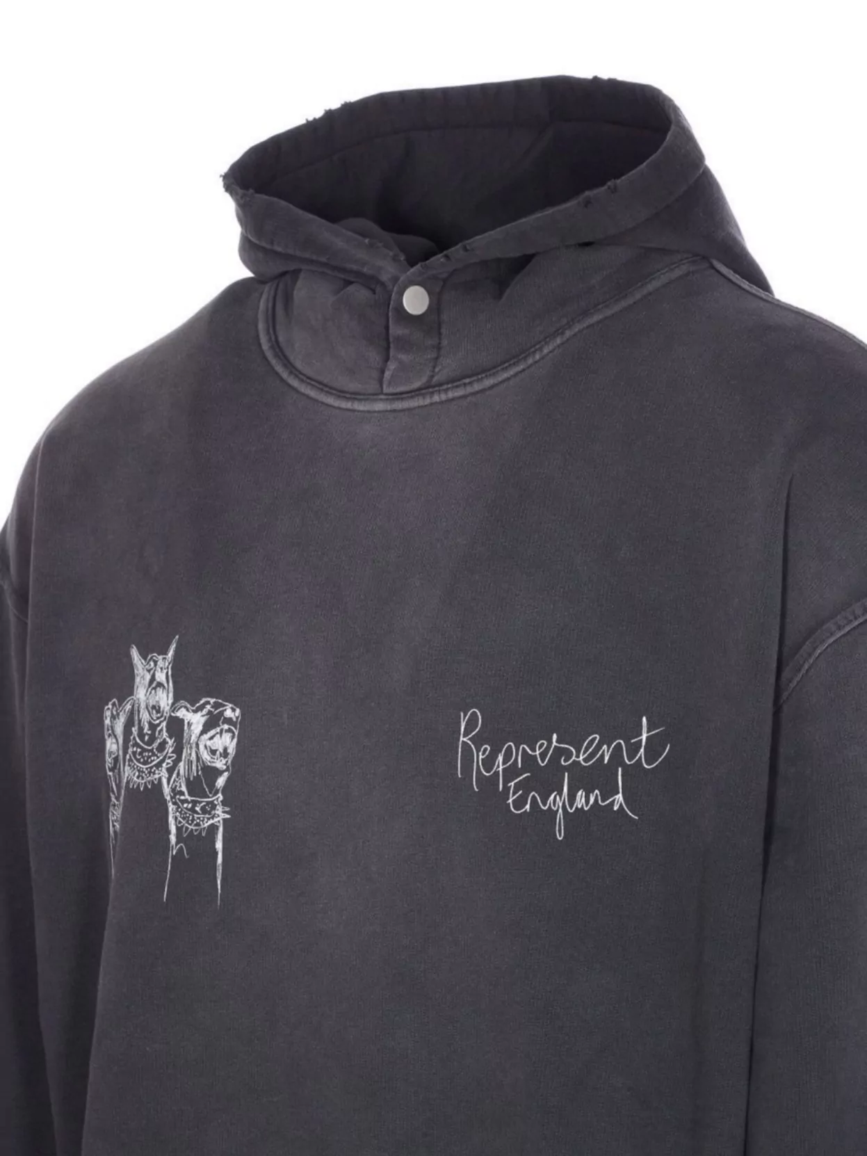 Represent Graphic Hooded Sweater Kangaroo Pocket