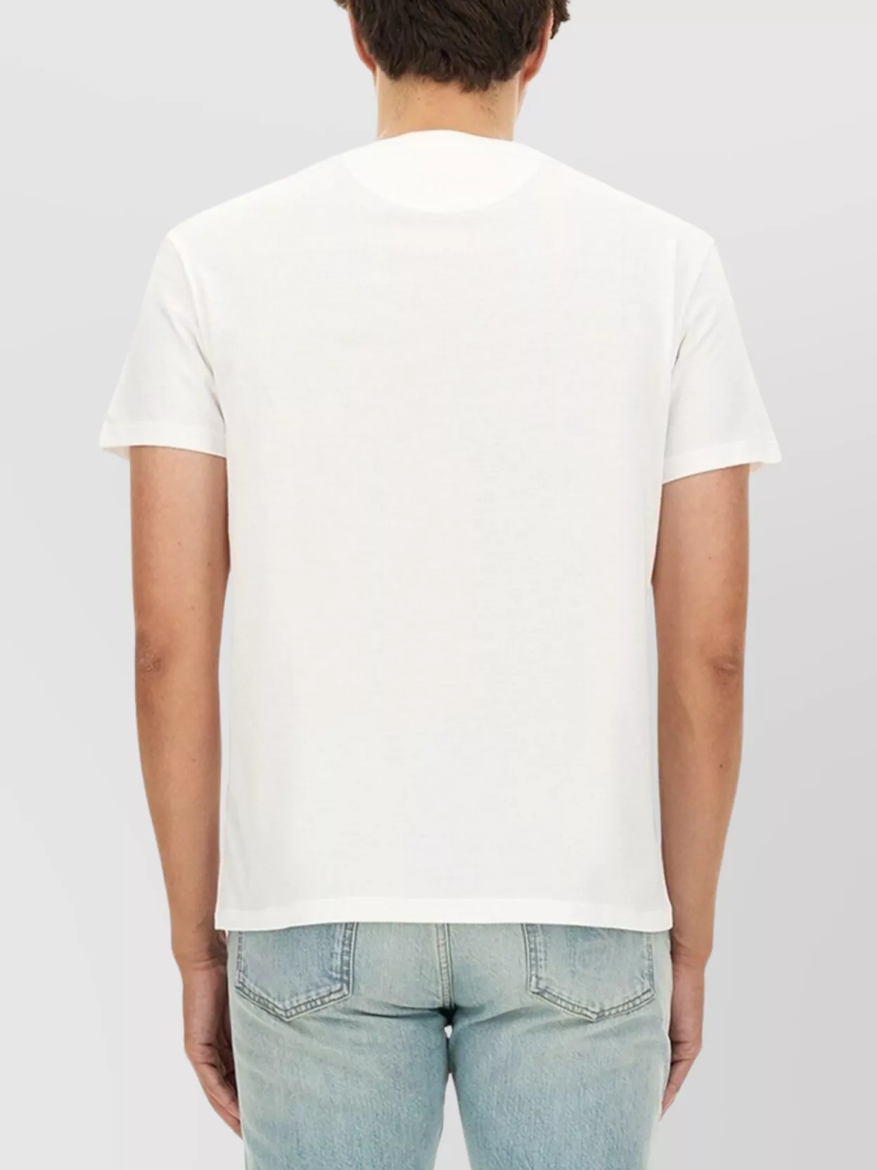 VALENTINO｜SHORT-SLEEVED ROUND NECK T-SHIRTS (2B3MG20V 7 Valentino Short sleeve crew neck t-shirt | The Fashion Square