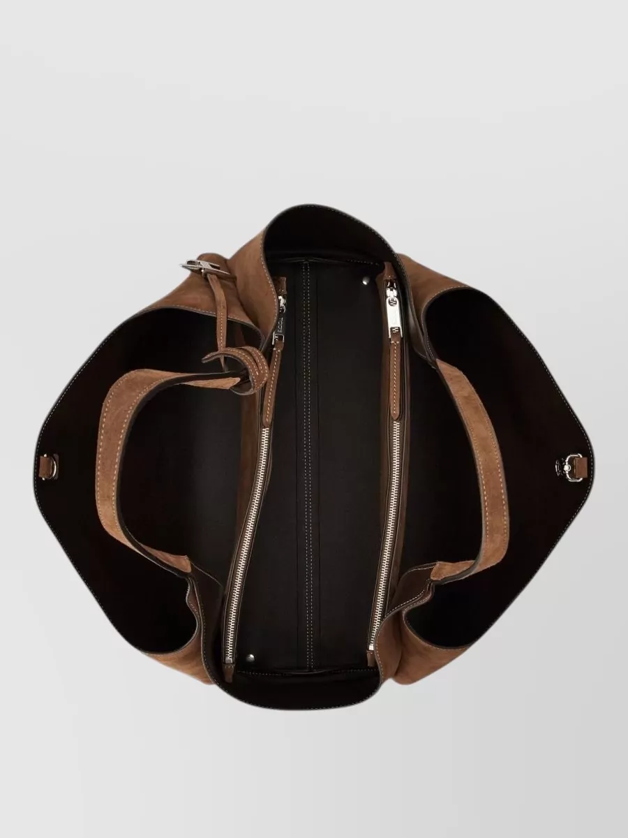 Tod's T Timeless Medium Leather Tote Bag