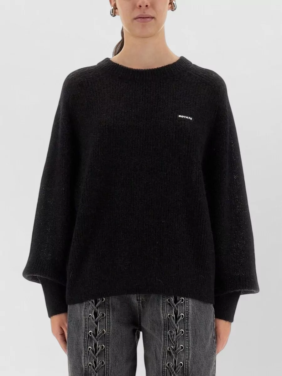 Rotate Birger Christensen logo-jacquard sweatshirt