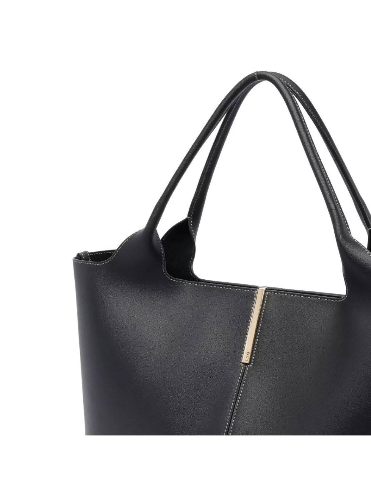 Tod's Top Handle Shoulder Bag With Metal Accent