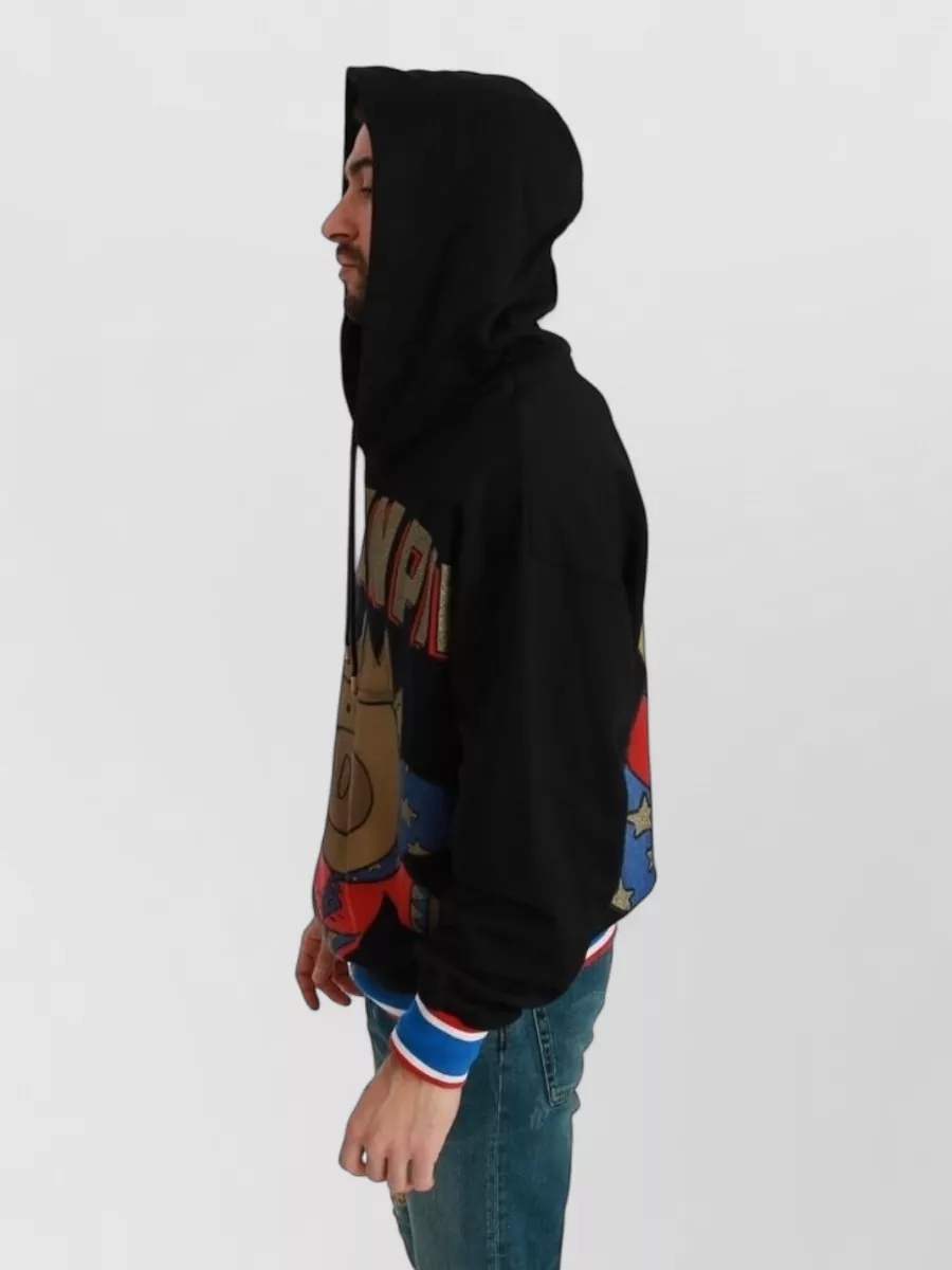 Dolce&Gabbana Cotton Printed Hooded Sweatshirt