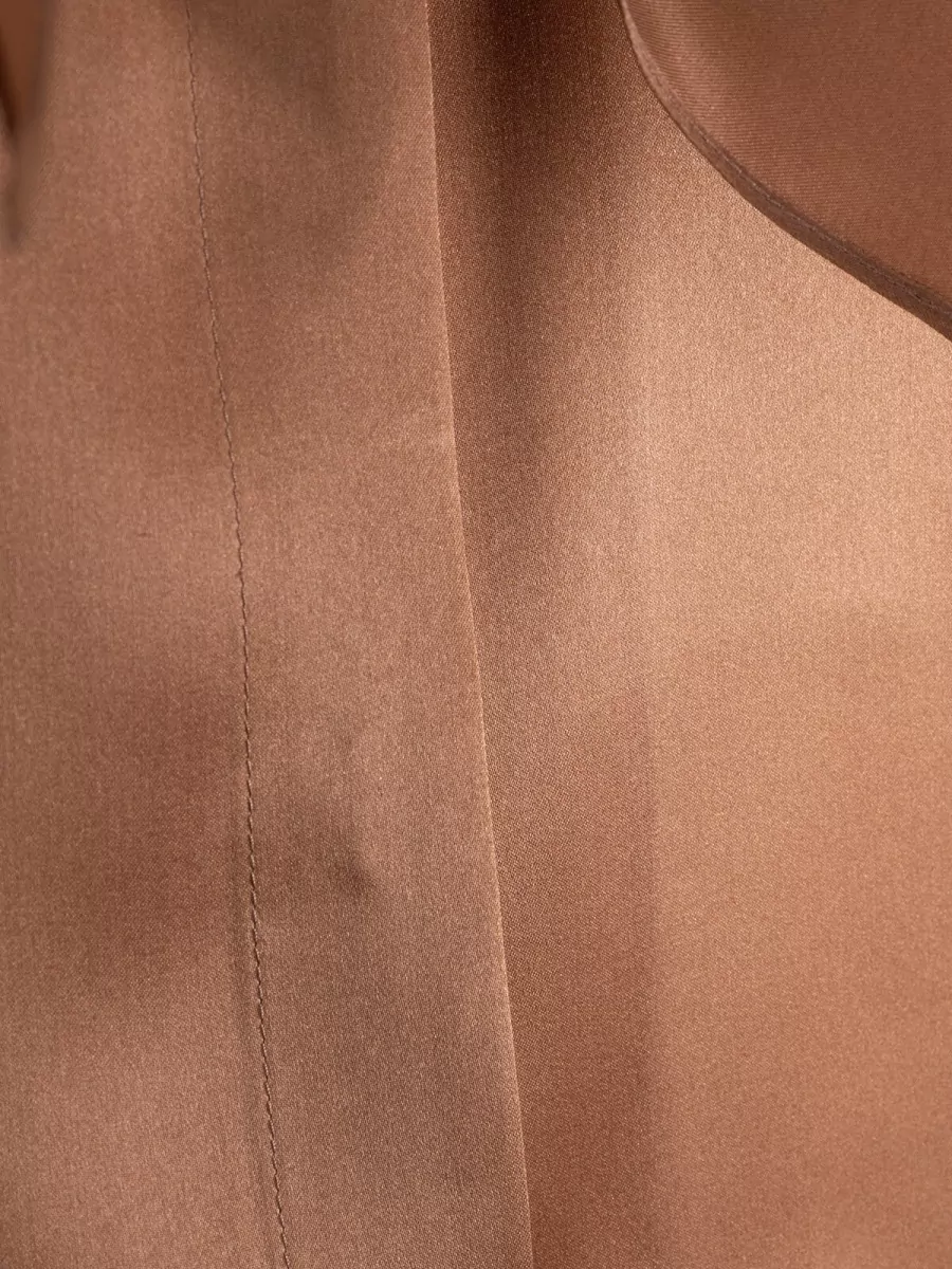 Alberta Ferretti Silk Tie-Detail Half-Sleeve Blouse