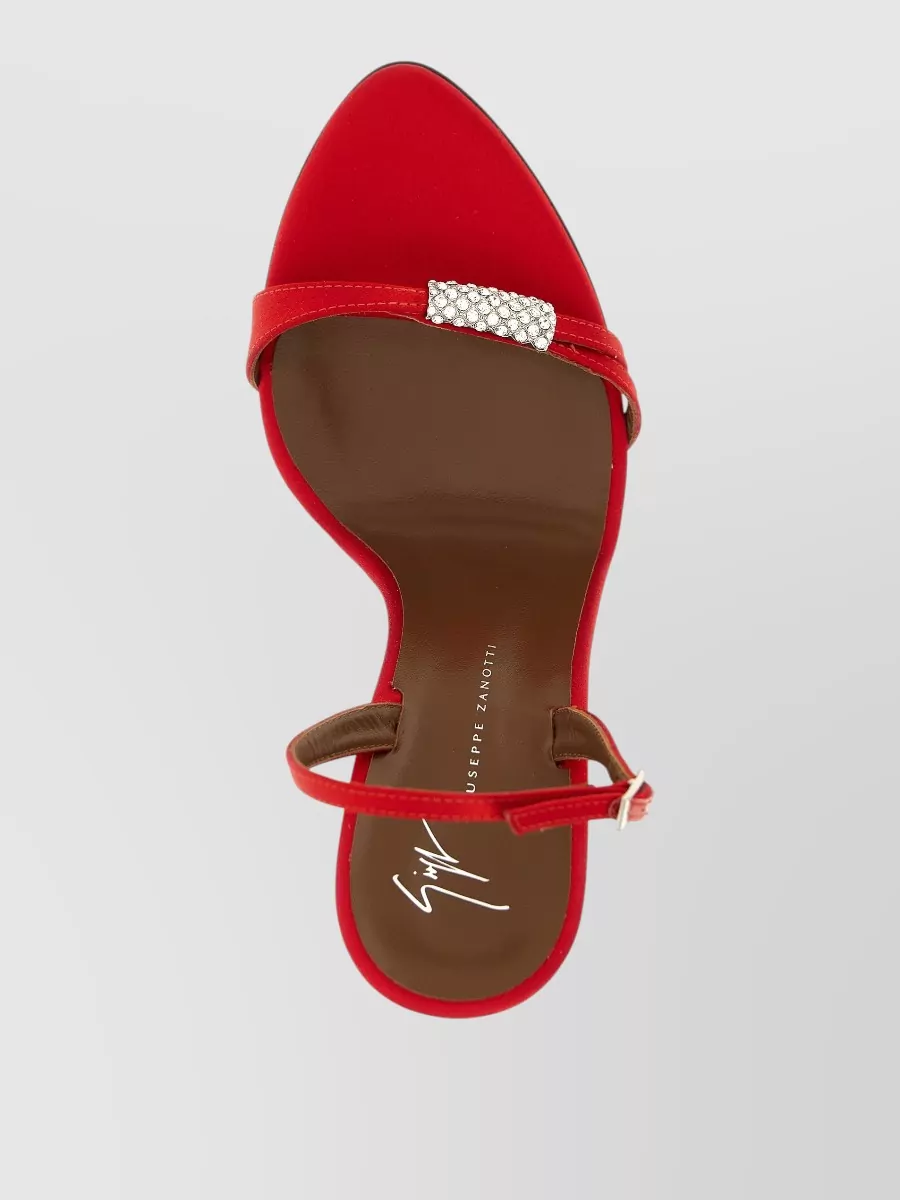 Giuseppe Zanotti Lena Crystal Sandals Slingback Open Toe