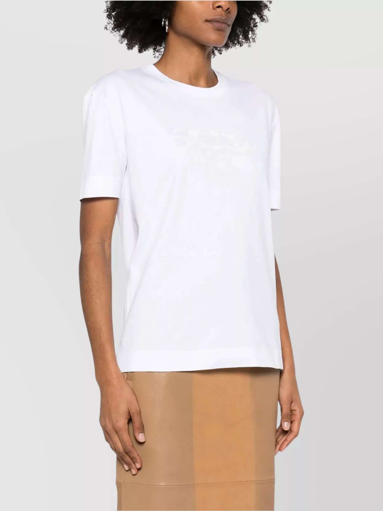 Givenchy White Cotton T-Shirt With Short Sleeves