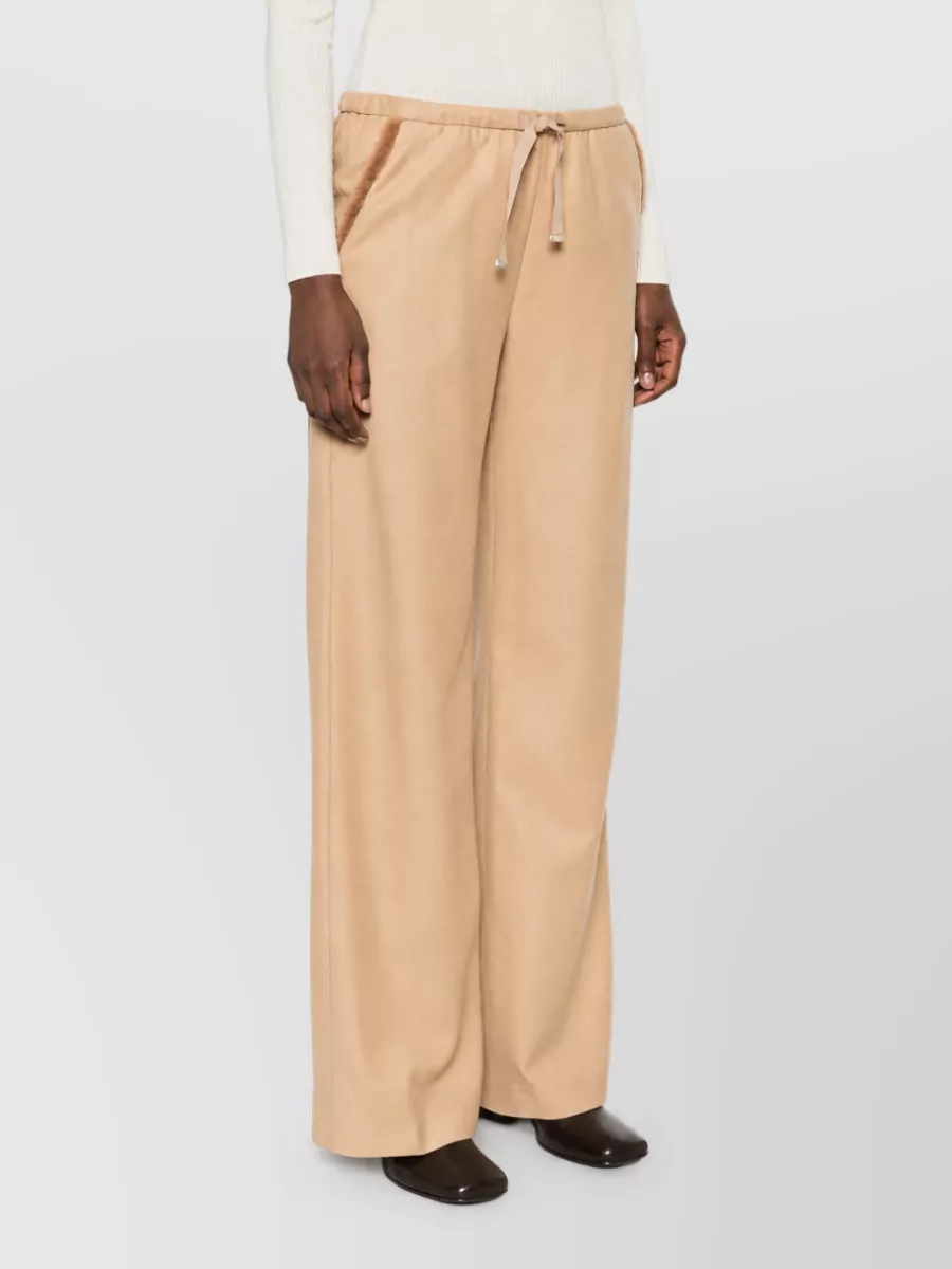 Herno Virgin Wool Wide-Leg Pyjama Bottoms