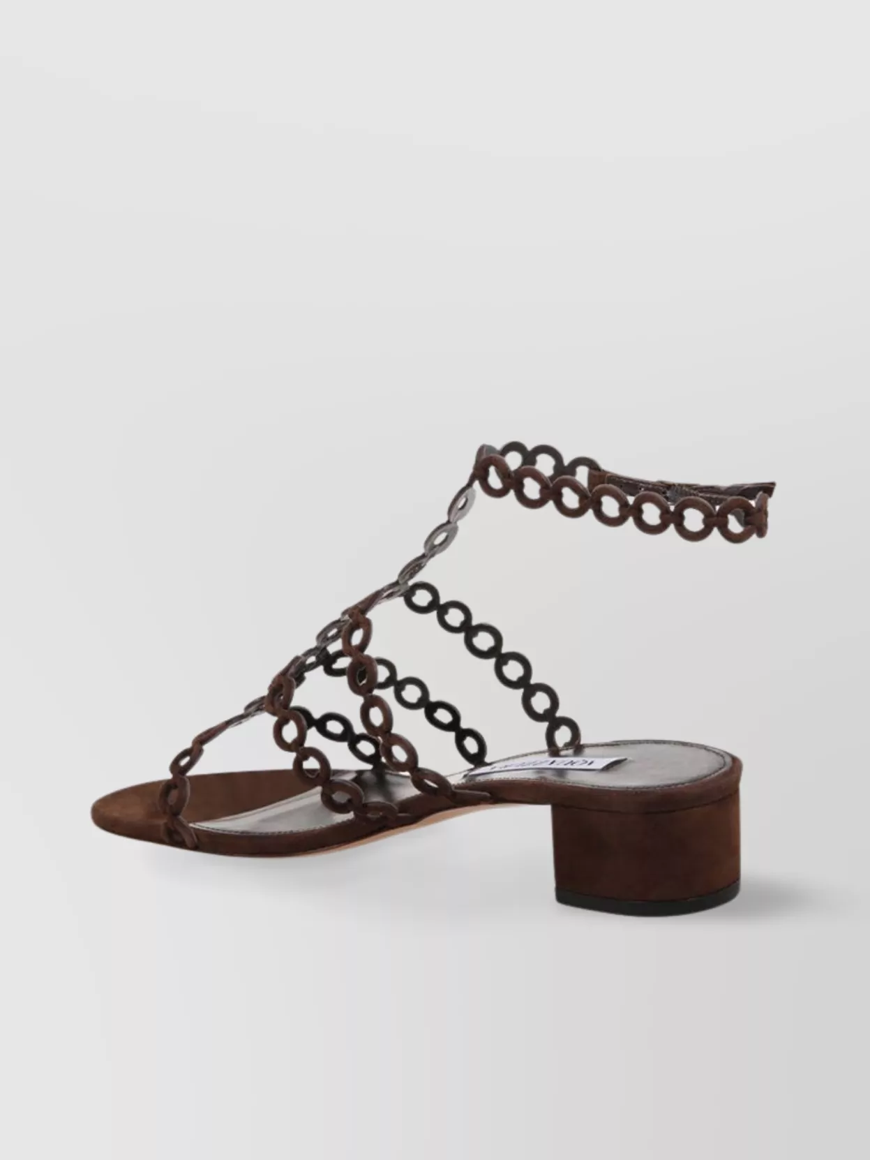 Aquazzura Infinity Chain 35 Suede Sandals