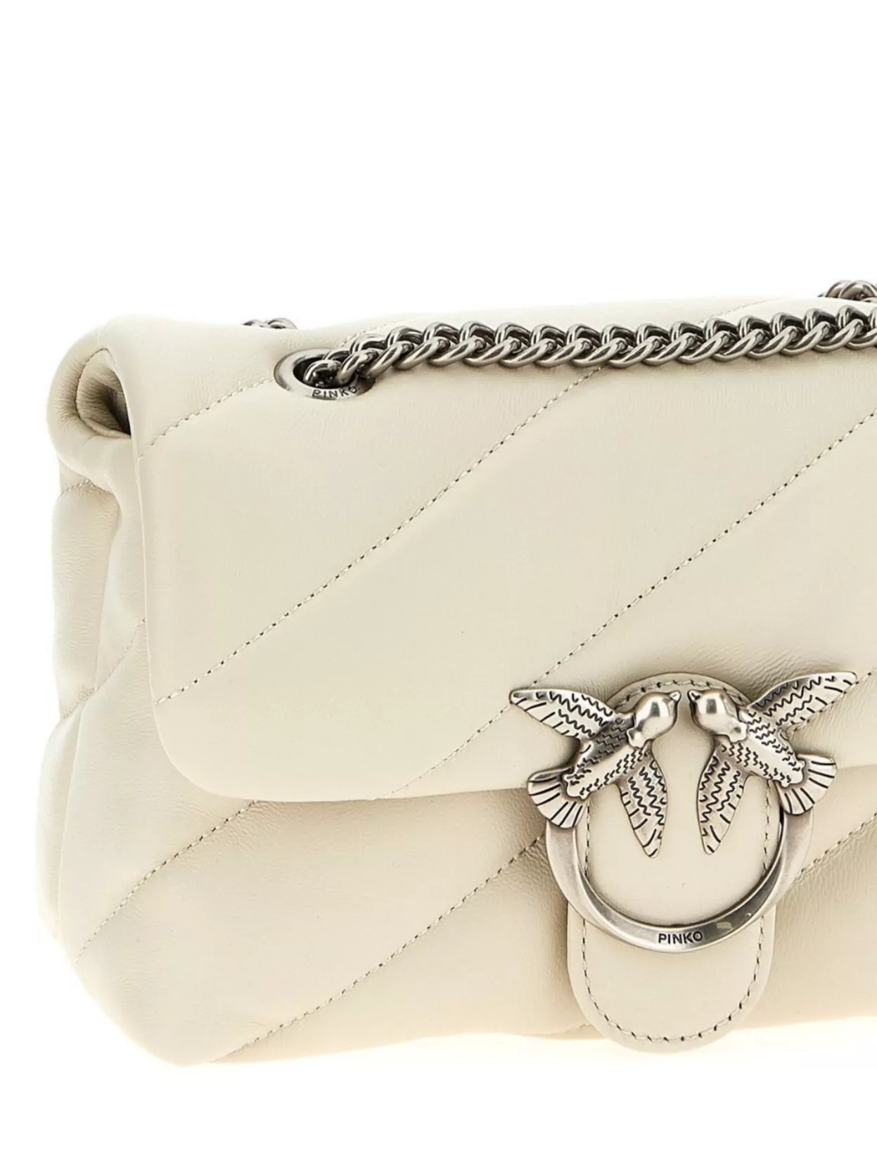 Pinko Quilted Chain Strap Mini Crossbody Bag