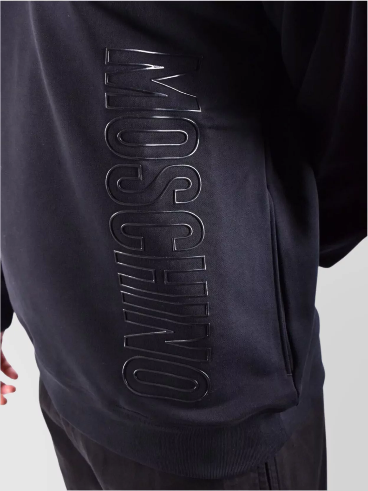 Moschino Hooded Knitwear Sweaters Ribbed Finish