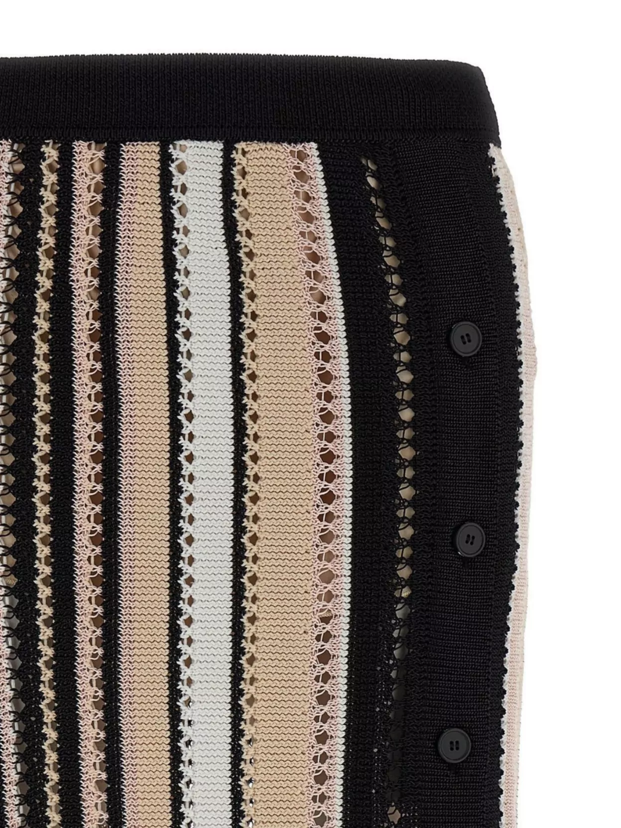 Shop Missoni Crochet Striped Knit Skirt