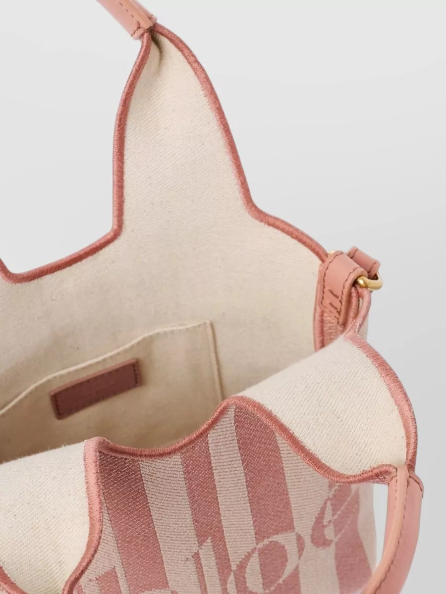 Chloé Mini Woody Fabric Tote Bag