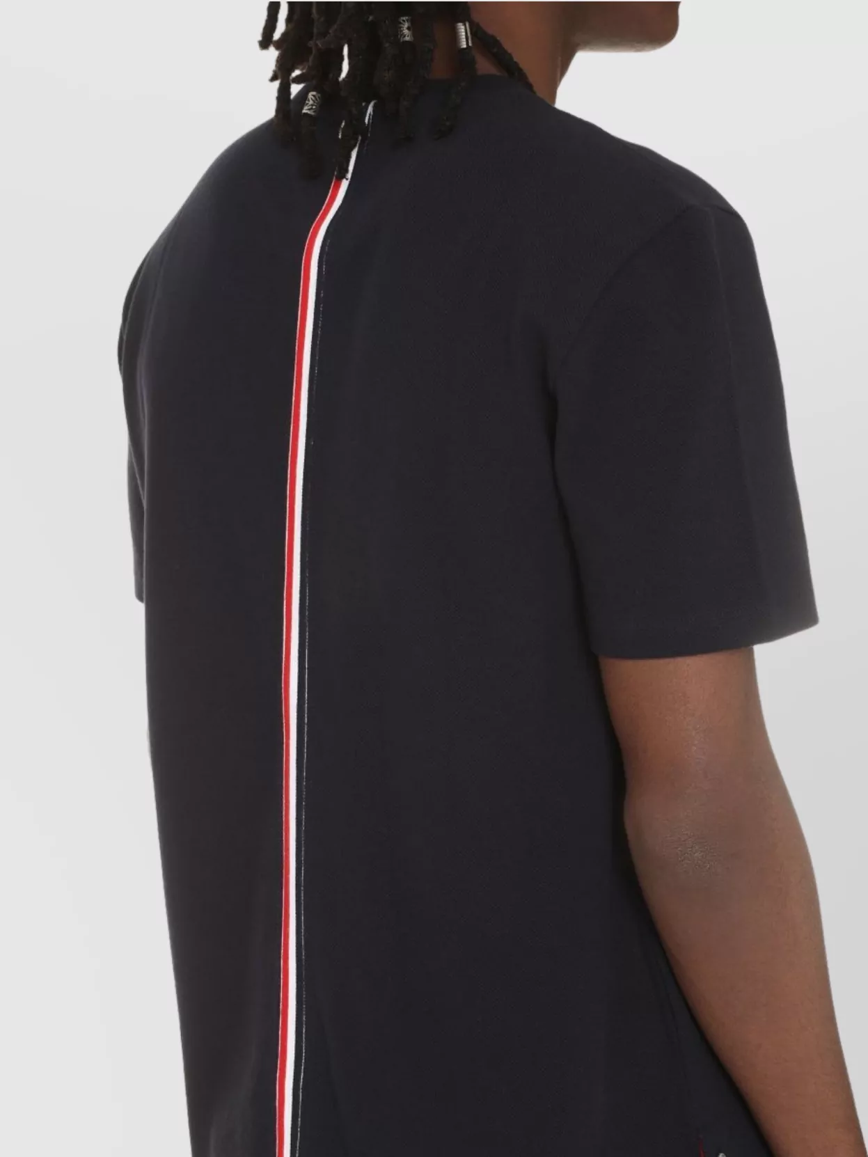 Thom Browne T-Shirt Cotton Button Detail