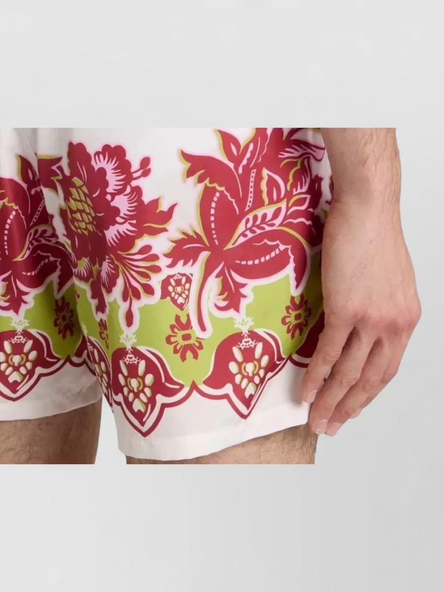 Etro Floral-Print Swim Shorts