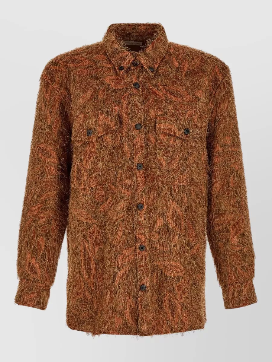 Dries Van Noten Fringed Shirt Jacket