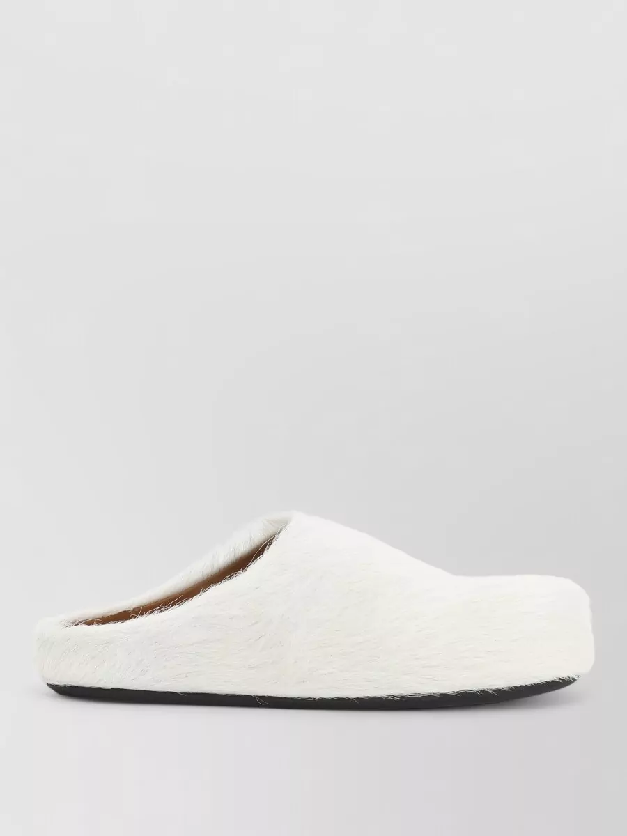 Marni Calf Hair Slippers