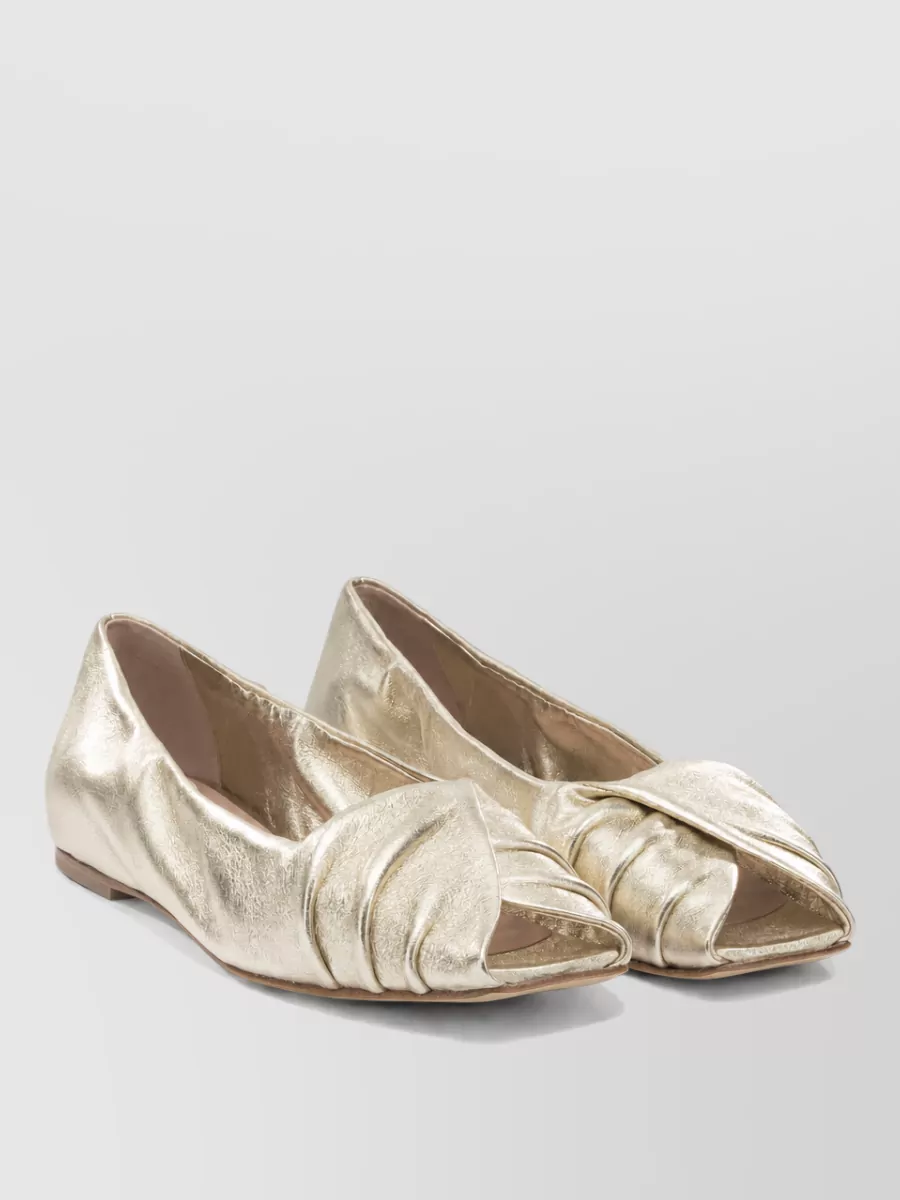 Halmanera leather ballerina shoes