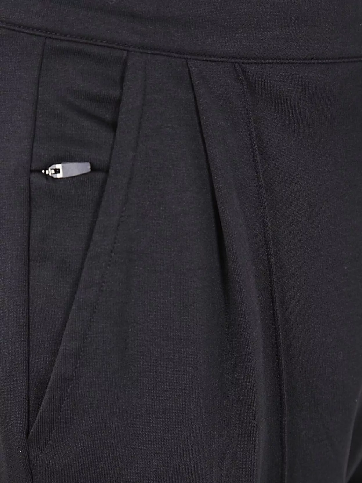 Michael Kors Knit Trousers With Pockets And Pleats In Black