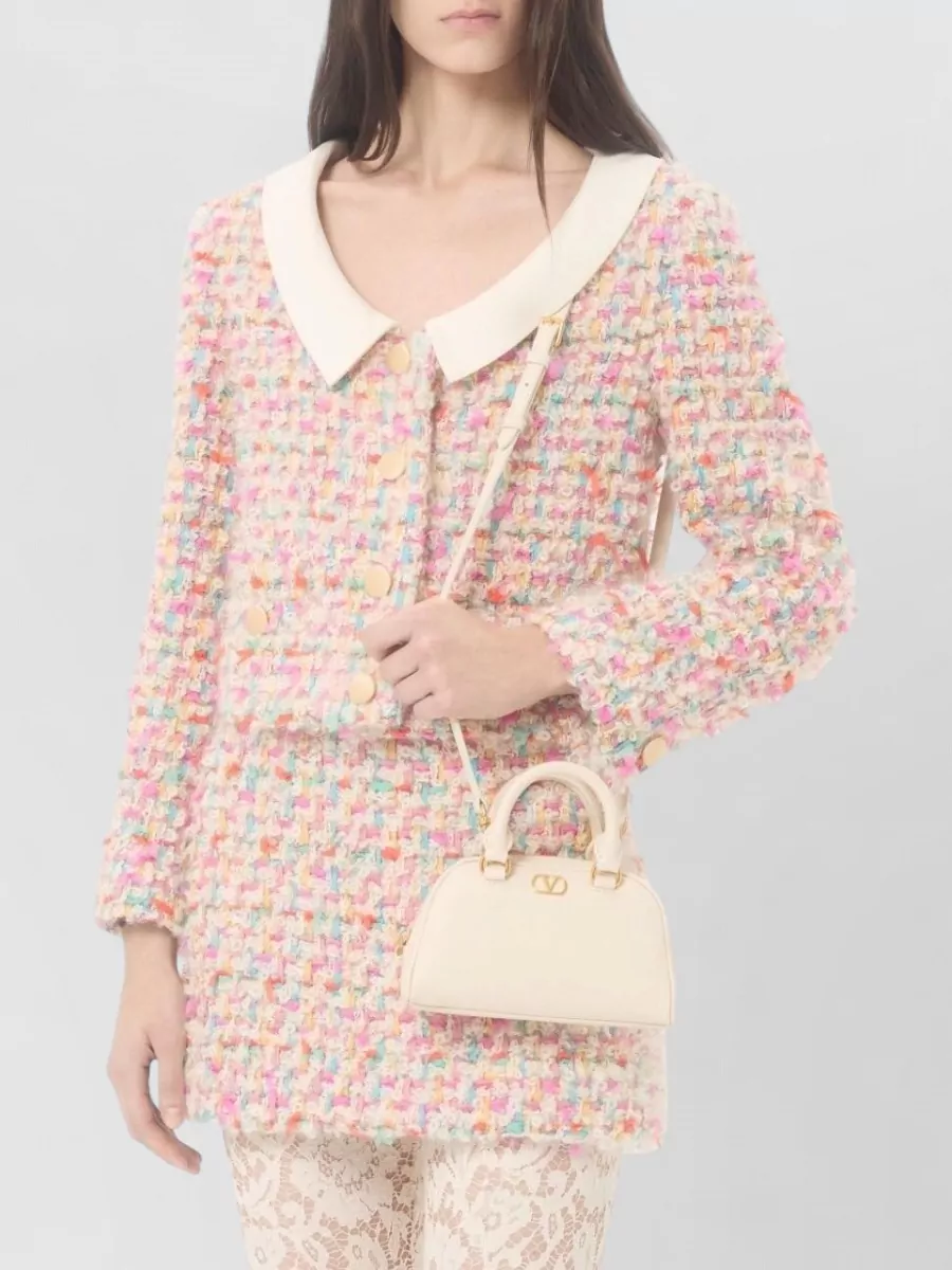 Valentino Garavani Vlogo Signature Mini Leather Shoulder Bag
