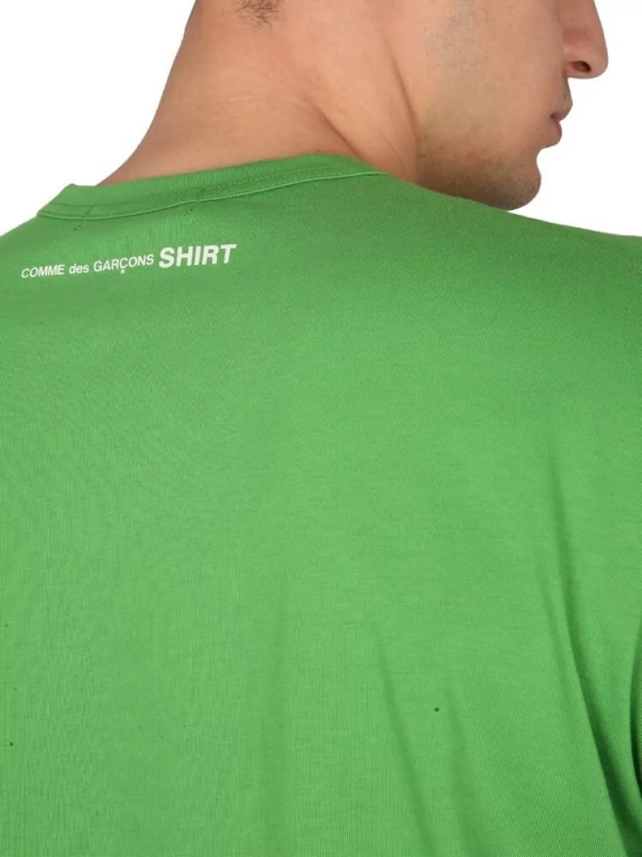 Comme Des Garçons Logo Print T Shirt