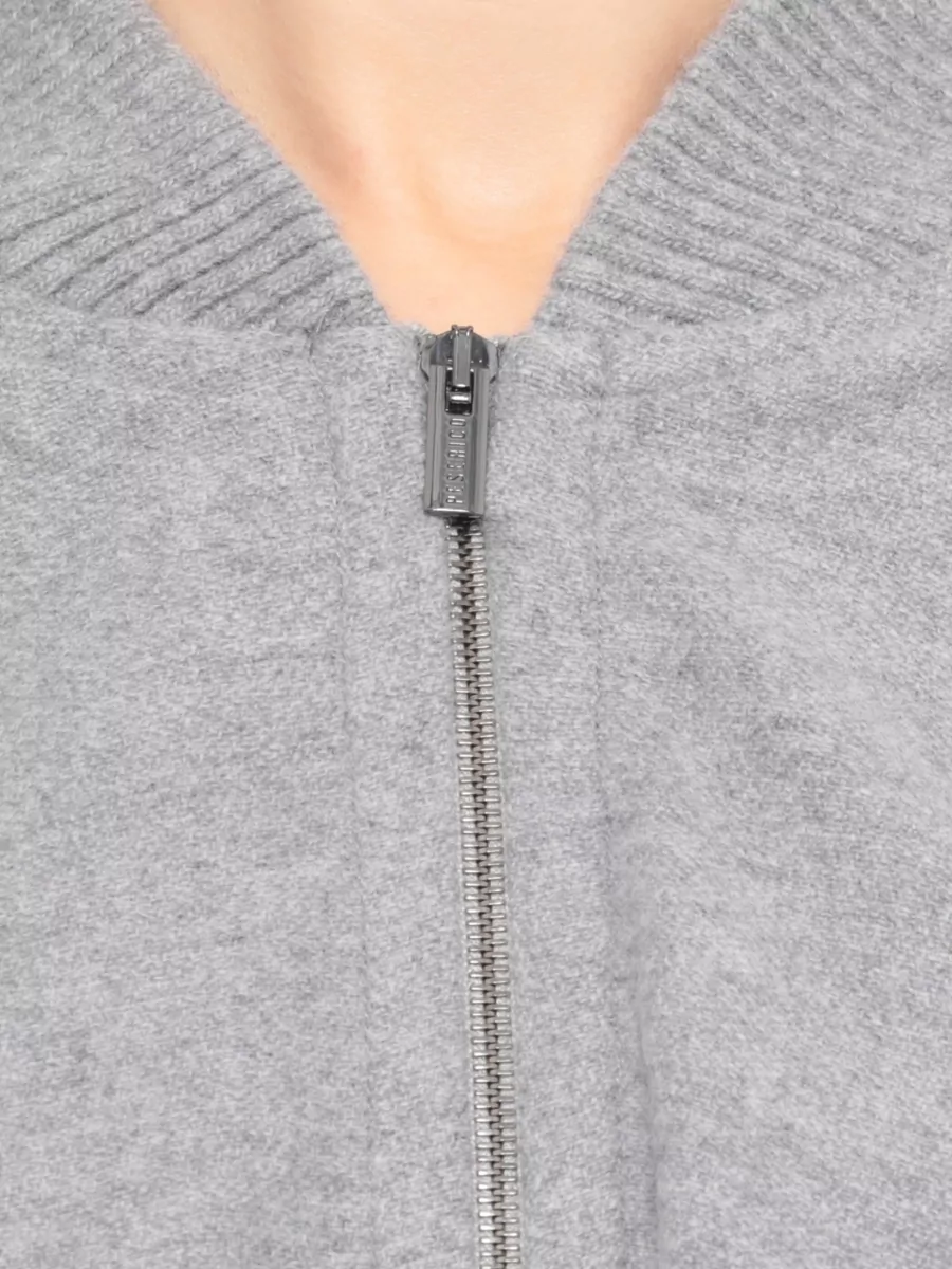 Peserico Sequined Poncho Asymmetric Hem