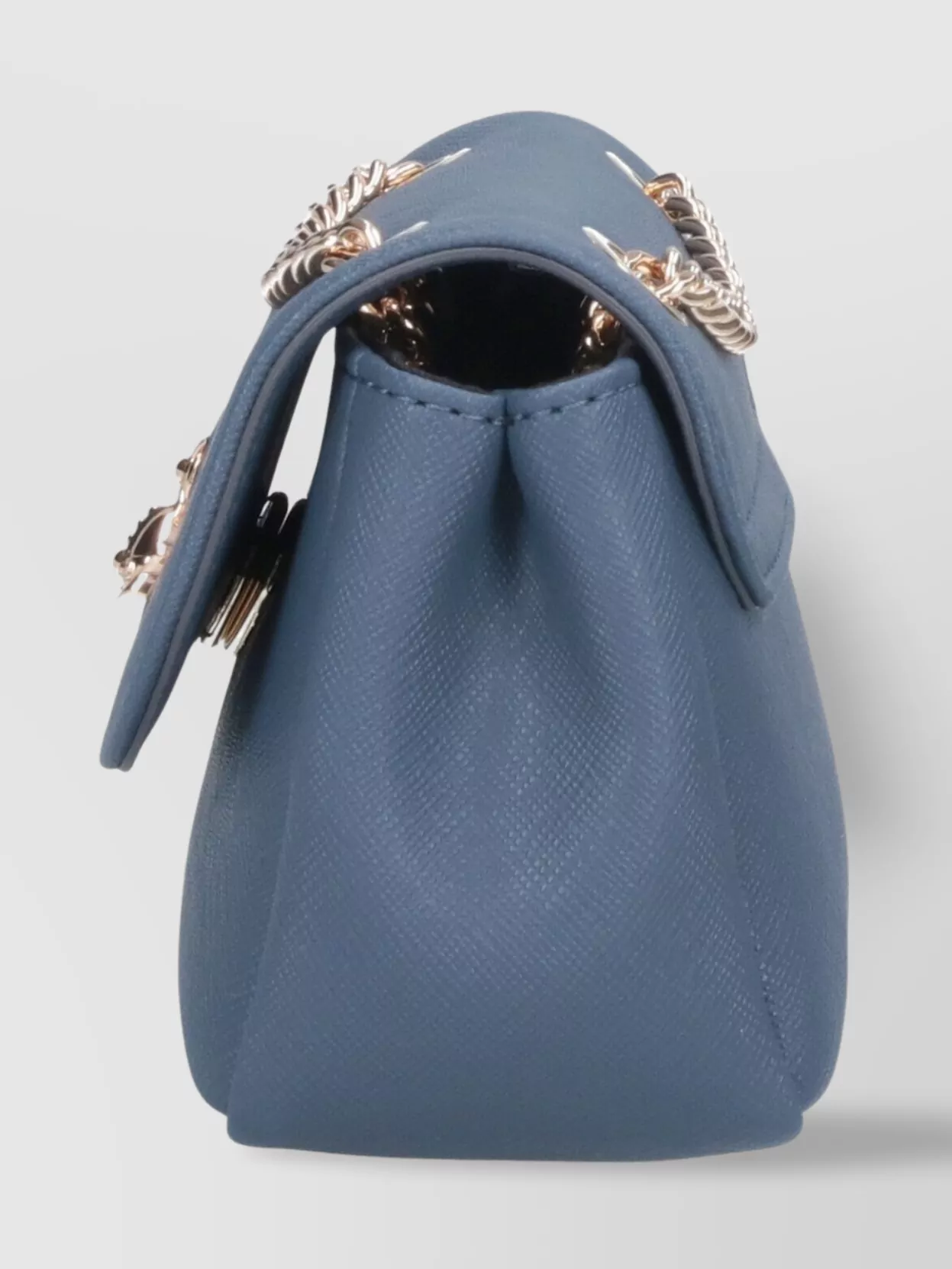 Vivienne Westwood Textured Chain Strap Shoulder Bag Metal Hardware