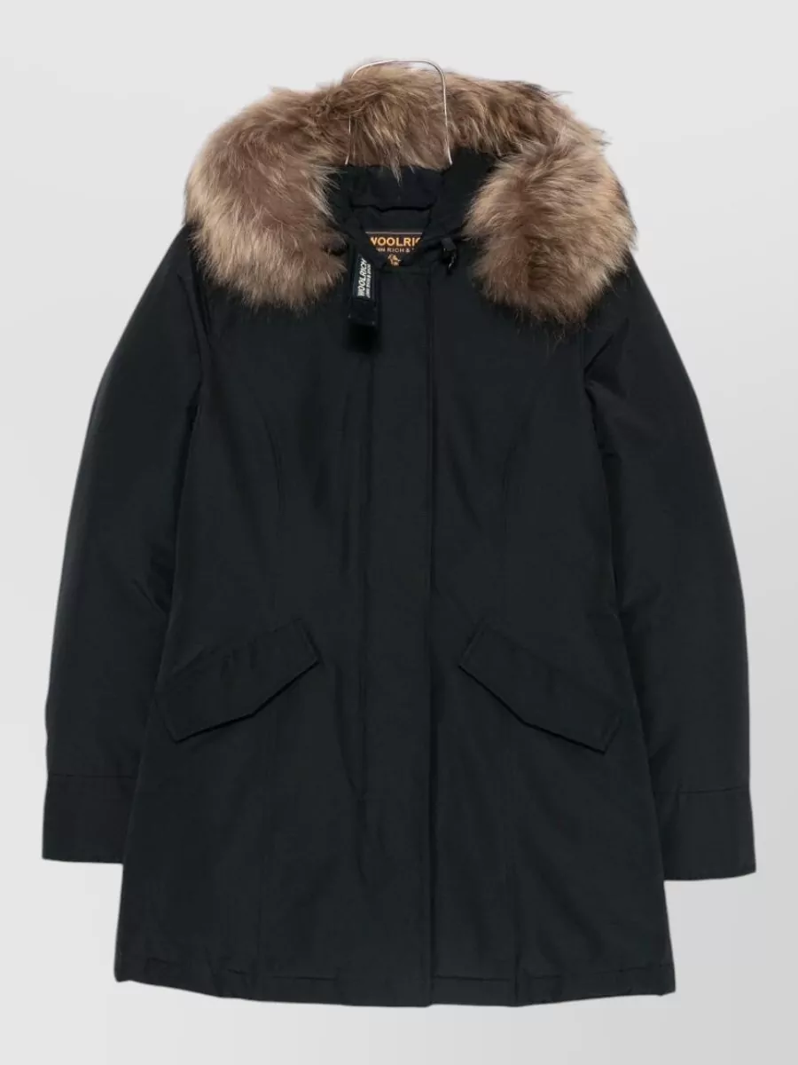 Woolrich arctic raccoon puffer jacket