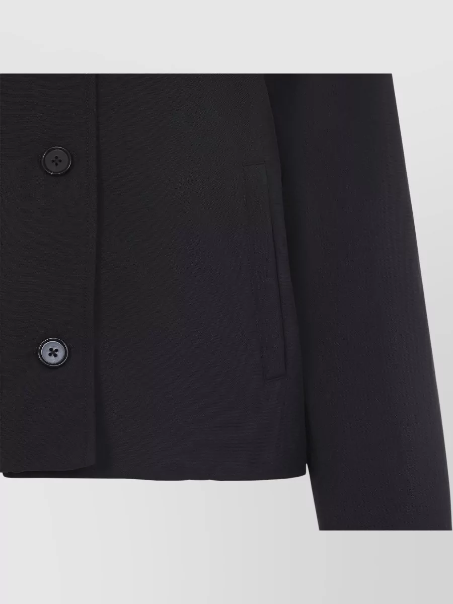 Jil Sander Cropped Single Breasted Jacket