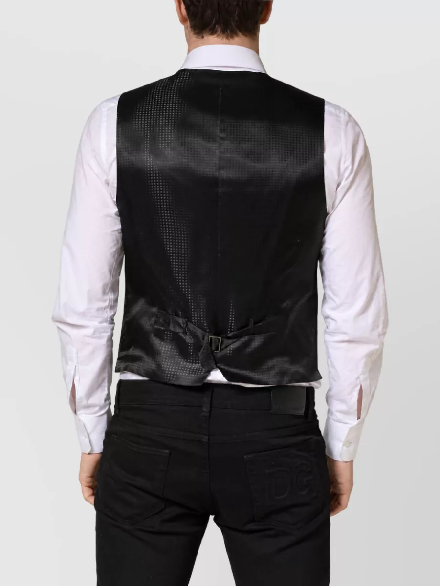 Dolce&Gabbana Wool Single-Breasted Waistcoat