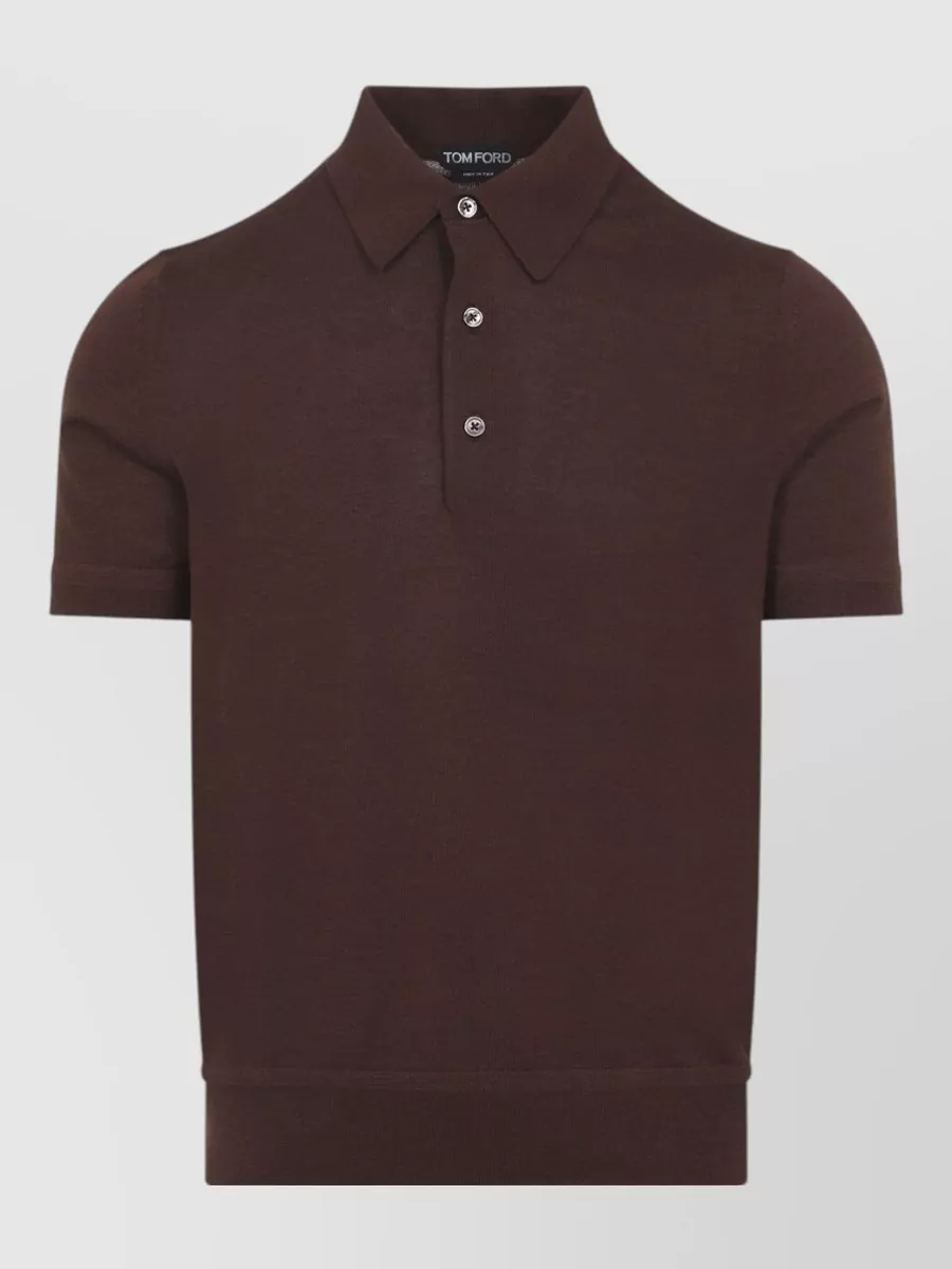 Tom Ford Cashmere Silk Polo Shirt