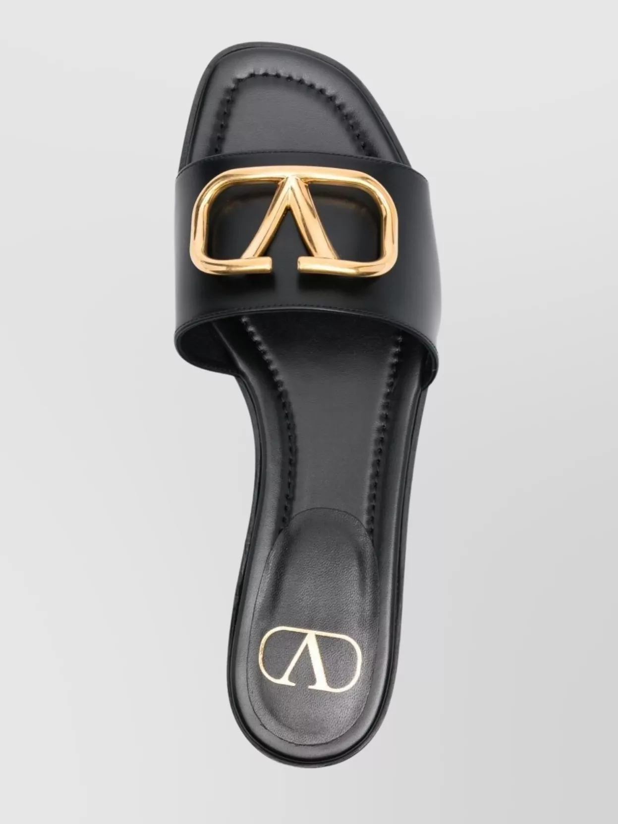 Valentino Garavani Vlogo Signature Leather Sandals