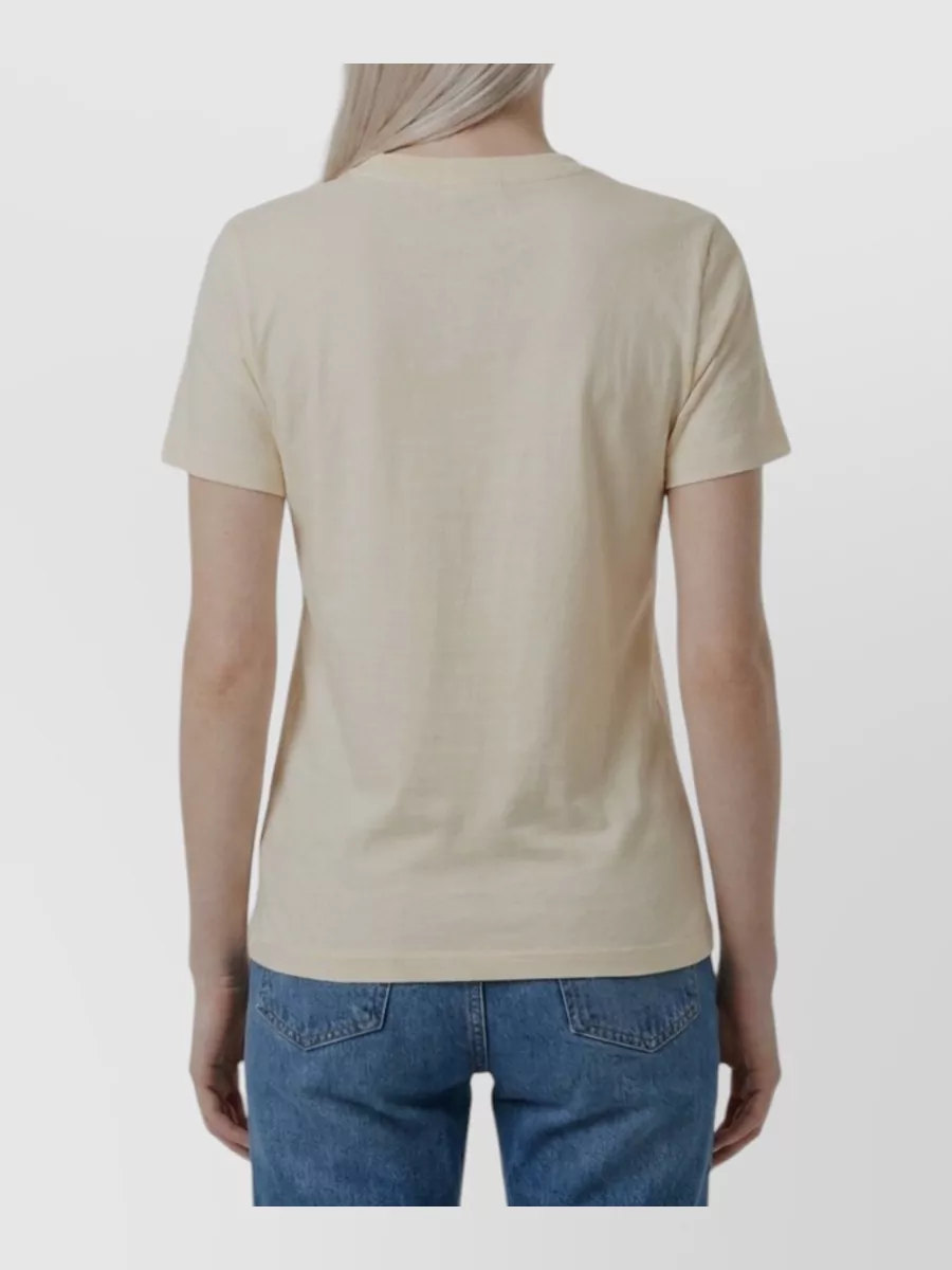 The Row Ribbed Crew Neck Cotton Short-Sleeve T-Shirt