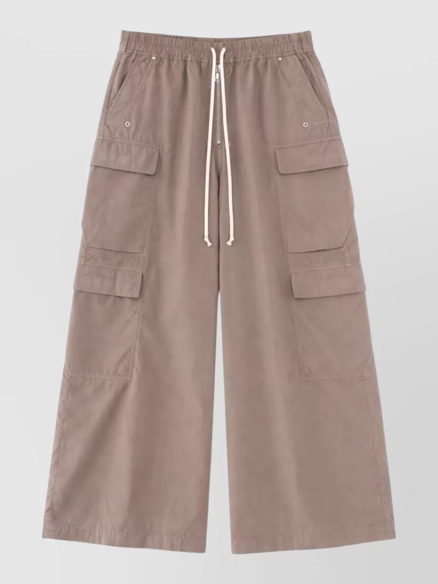 Rick Owens Drkshdw cotton wide-leg cargo shorts