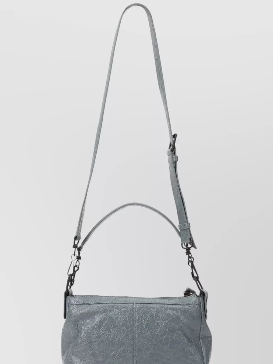 Balenciaga Le City Mini Leather Cross-Body Bag