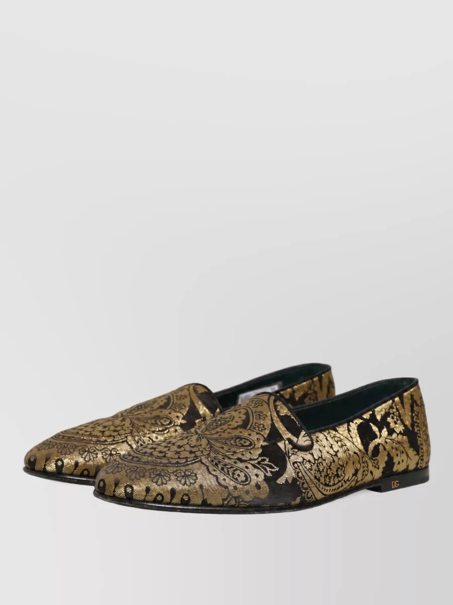 Dolce&Gabbana Leather Slip-On Loafers