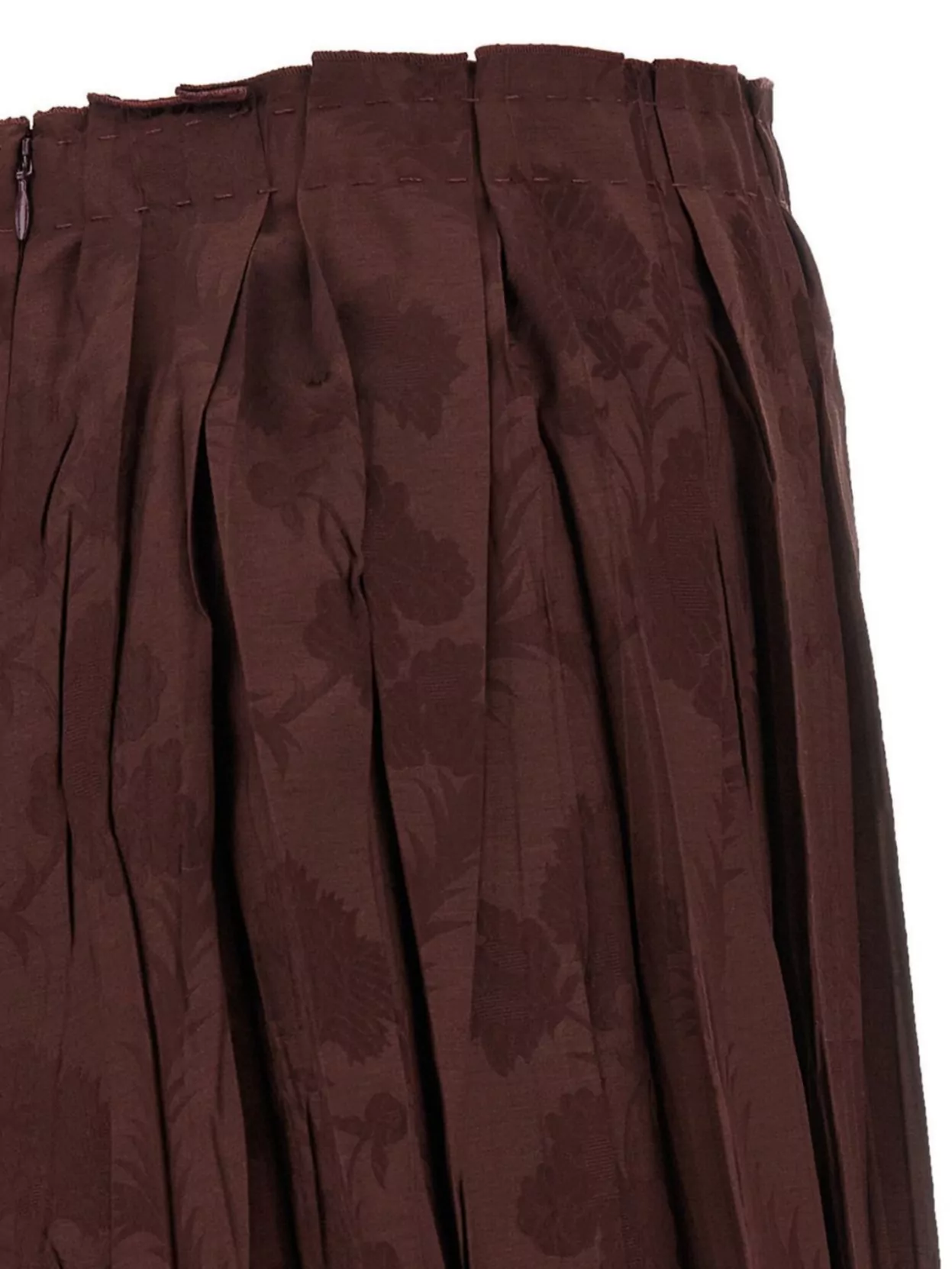 Etro Jacquard Floral Patterned Skirt