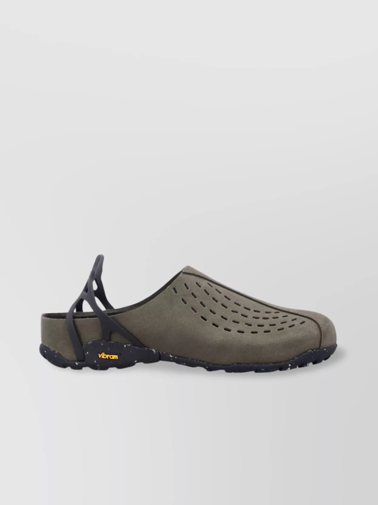 Roa Perforated Backless Sandals Rubber Sole