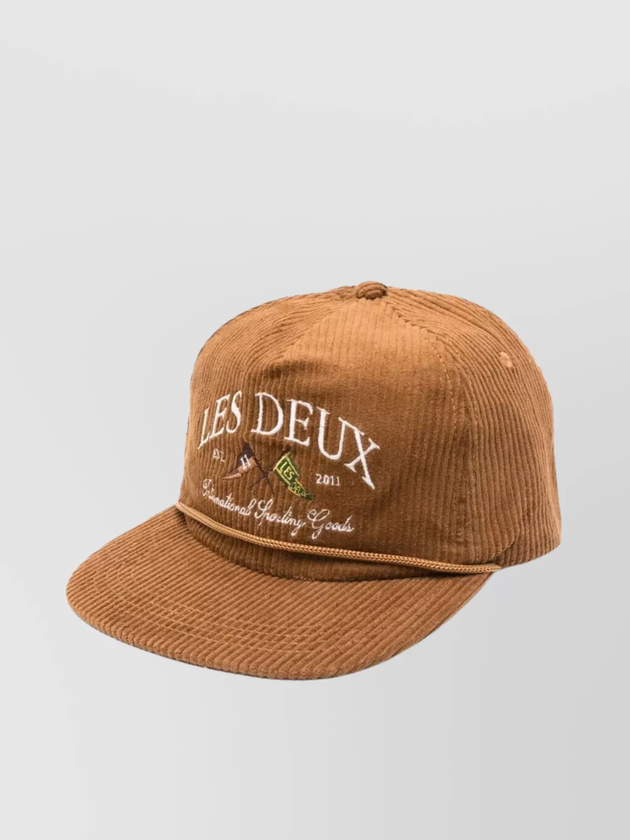 Les Deux corduroy baseball cap