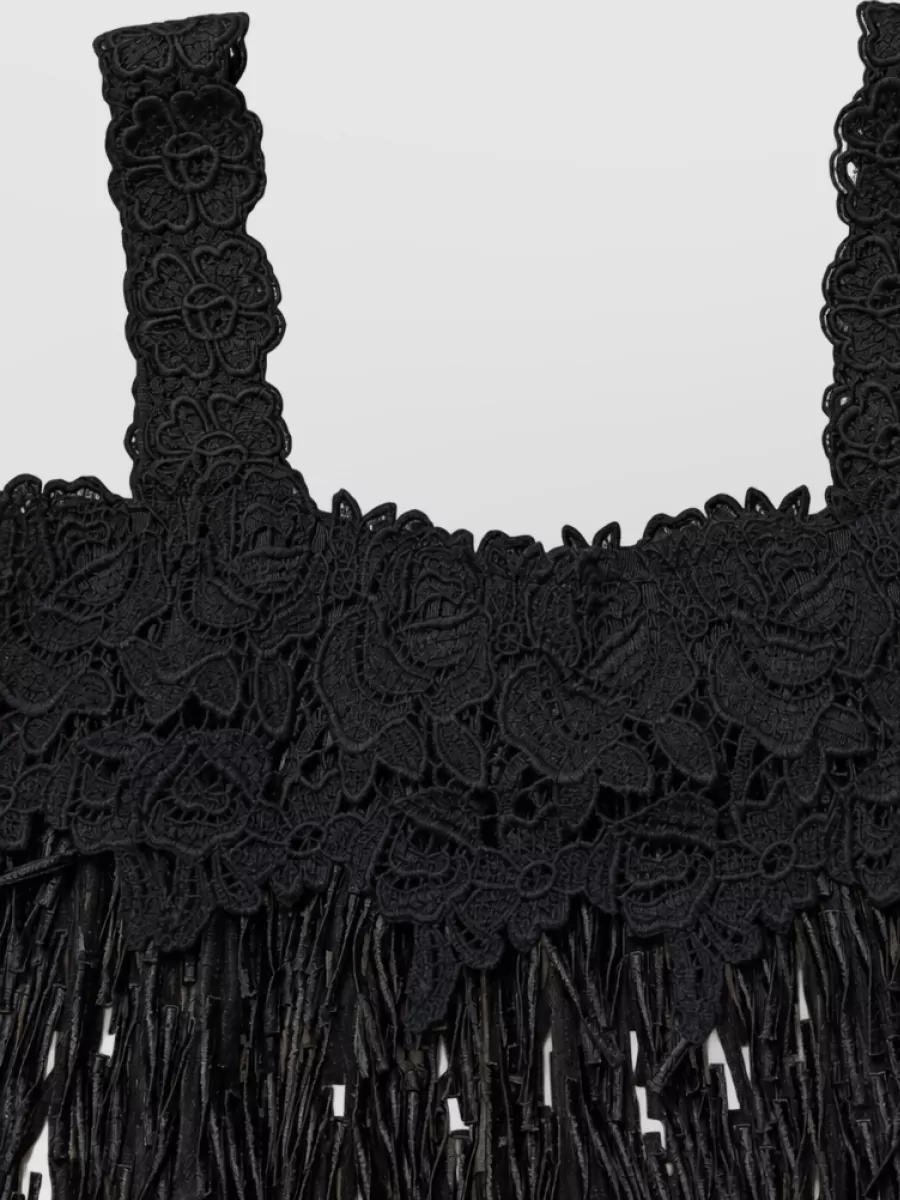 Dolce&Gabbana Fringed Sleeveless Mini Dress