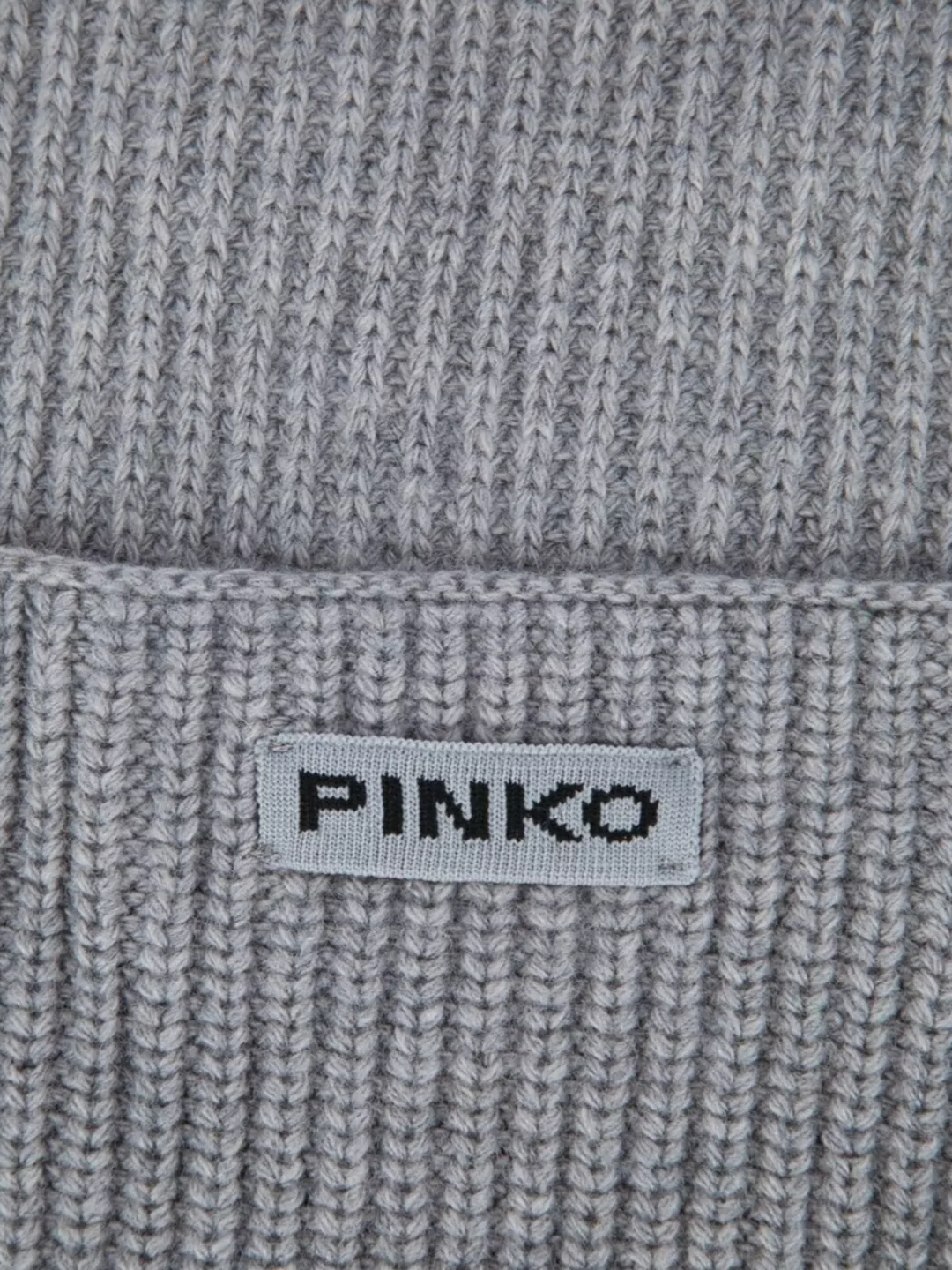 Pinko Ribbed Cashmere-Blend Scarf