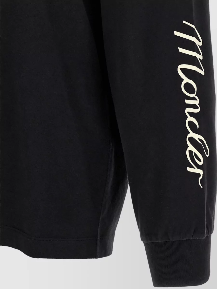 Moncler Genius Cotton Printed Long Sleeve T Shirt