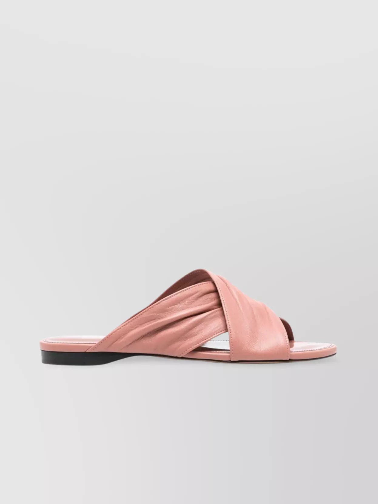 Paris Texas Flat Sole Maria Cross Strap Mules