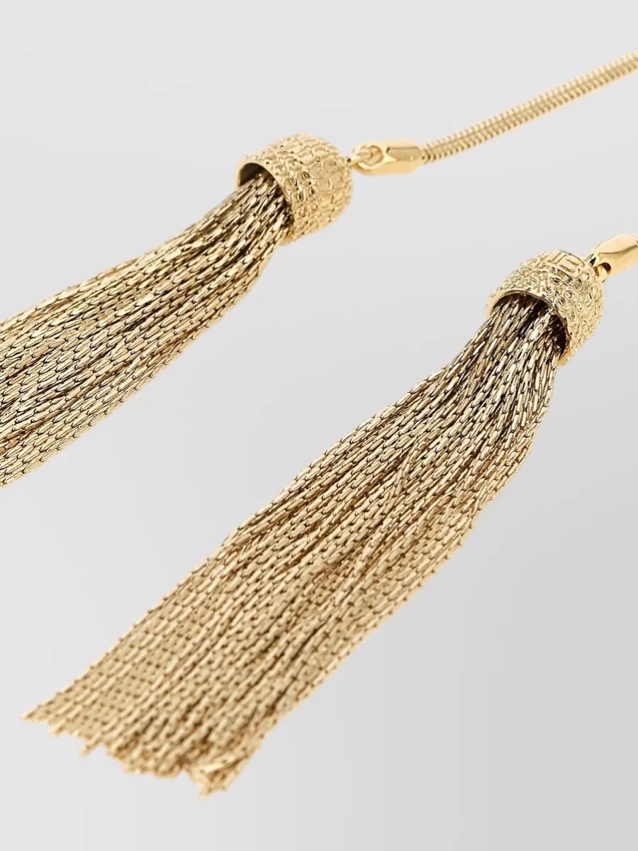 Balmain Snake Tassel Necklace