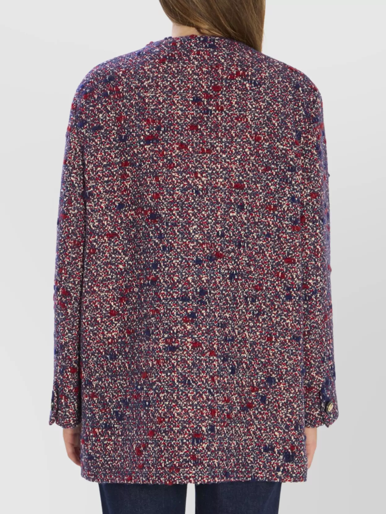 Gucci Bouclé Wool Jacket Chest Pocket