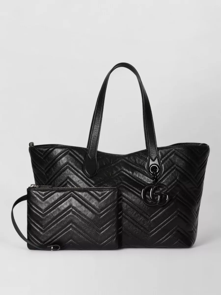 Gucci Gg Marmont Leather Tote Bag
