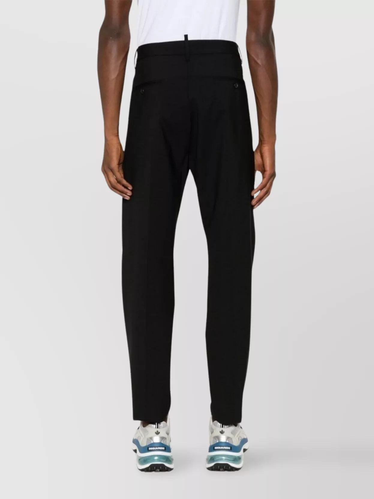 Dsquared2 Trousers With Pockets And Tapered Leg